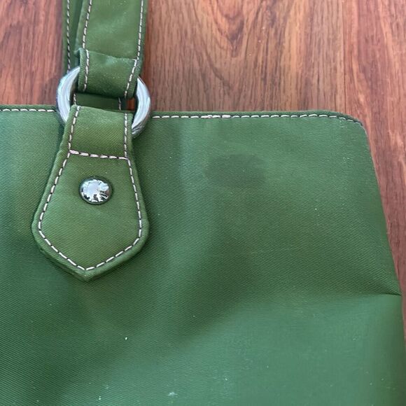 Juicy Couture Couturists vintage green pink tote bag - Picture 3 of 8
